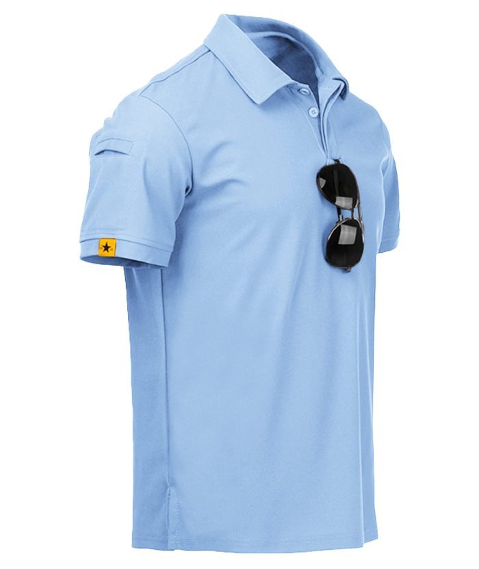 ZITY Men's Oversized Short Sleeve Sports Golf Tennis Polo Shirt-ZPK007196|Zitysports