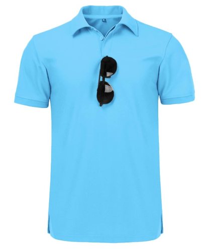 ZITY Men's Oversized Short Sleeve Sports Golf Tennis Polo Shirt-ZPK007196|Zitysports