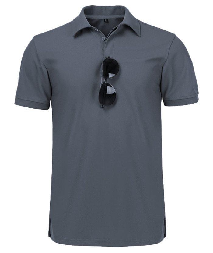 ZITY Men's Oversized Short Sleeve Sports Golf Tennis Polo Shirt-ZPK007196|Zitysports