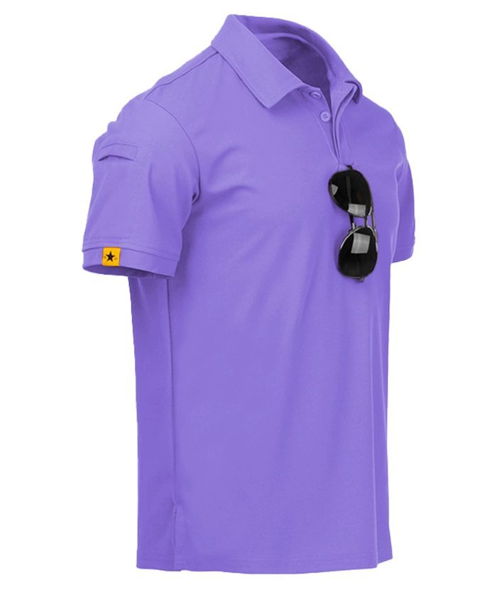ZITY Men's Oversized Short Sleeve Sports Golf Tennis Polo Shirt-ZPK007196|Zitysports