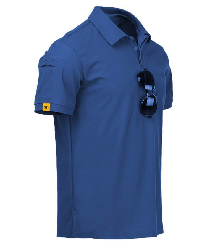 ZITY Men's Oversized Short Sleeve Sports Golf Tennis Polo Shirt-ZPK007196|Zitysports