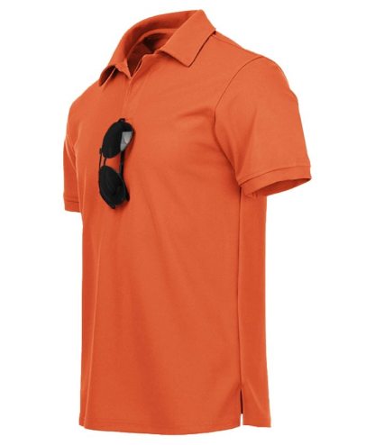 ZITY Men's Oversized Short Sleeve Sports Golf Tennis Polo Shirt-ZPK007196|Zitysports