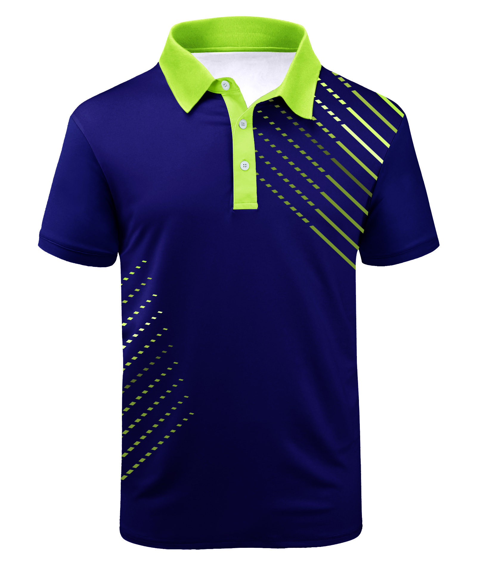 ZITY Men's Button Up Moisture Wicking Golf Polo Shirt-APOH700047