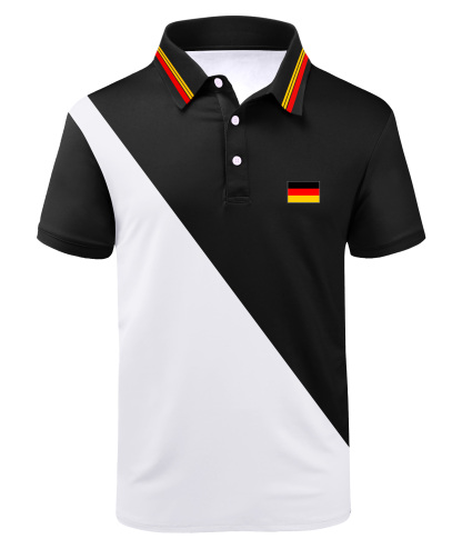 ZITY Men's Button Up Dri Fit Summer Polo Shirt-APOH700041