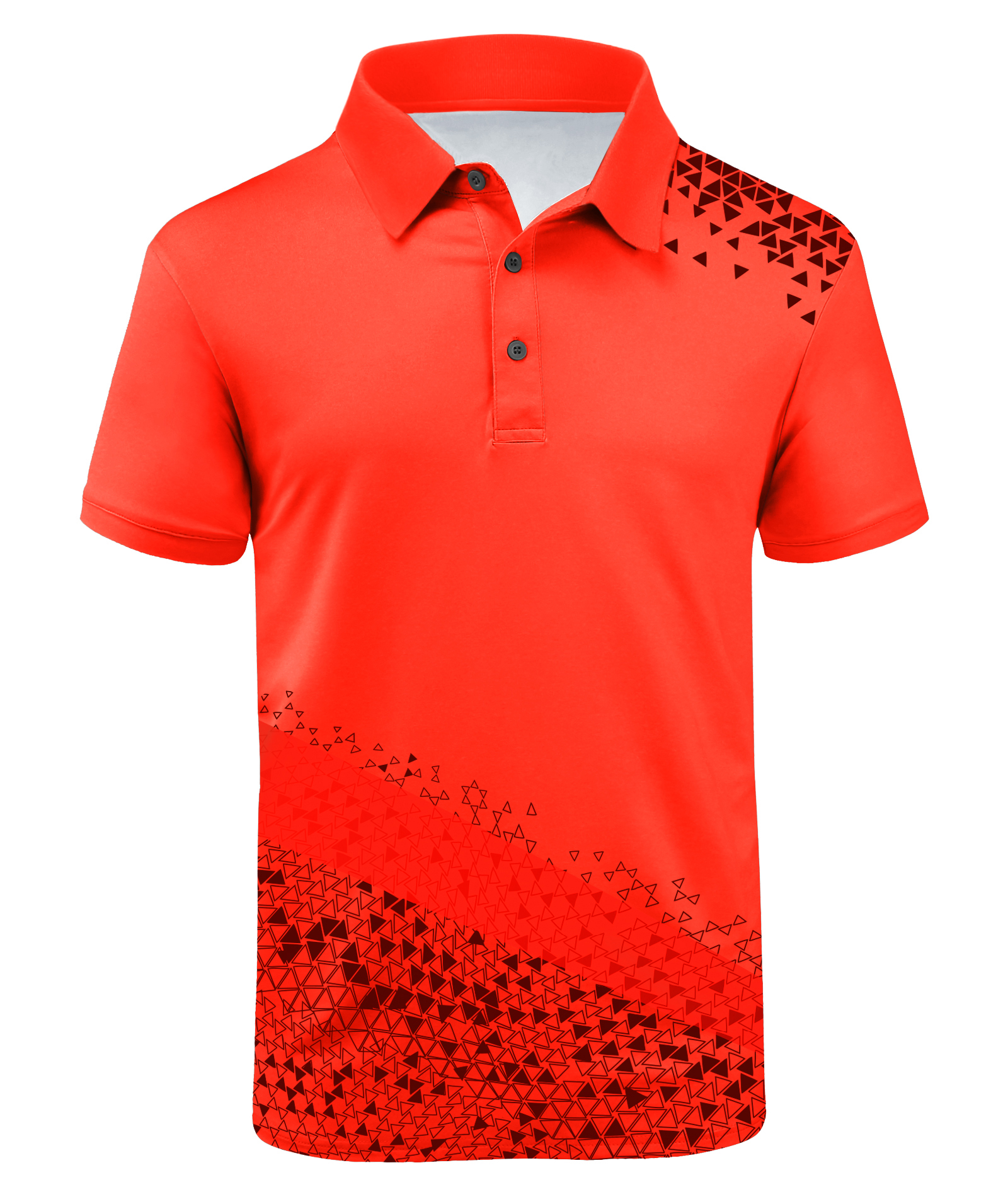 ZITY Men's Button Up Moisture Wicking Tennis Polo Shirt-CFMPO00069