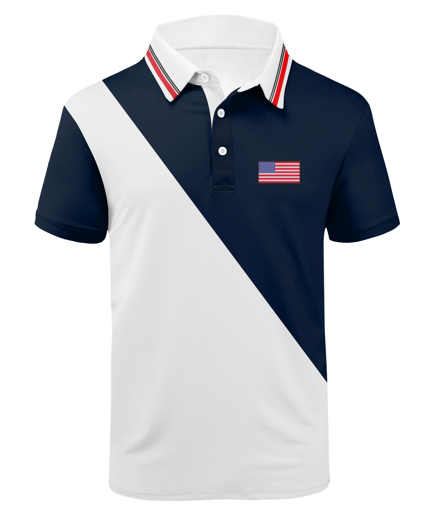 ZITY Men's Button Up Dri Fit Summer Polo Shirt-APOH700041