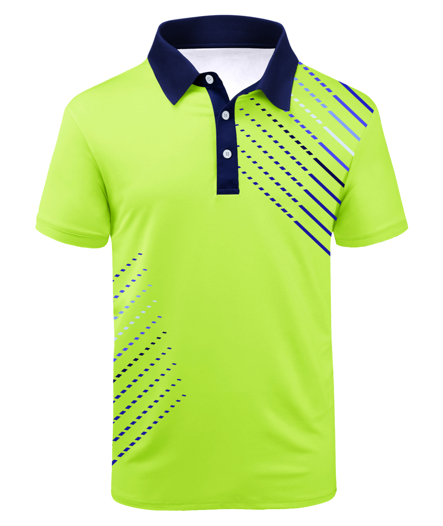 ZITY Men's Button Up Moisture Wicking Golf Polo Shirt-APOH700047