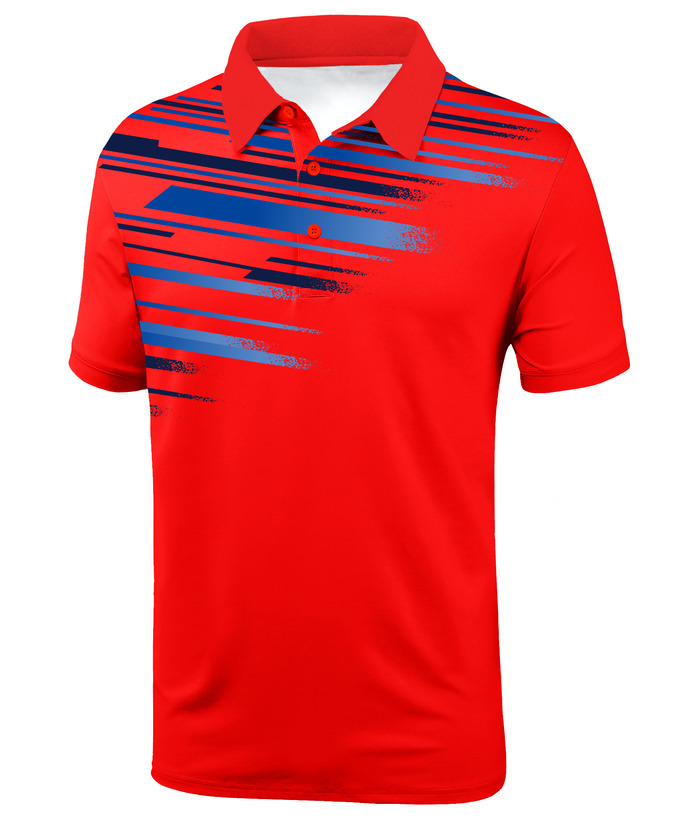 ZITY Men's Short Sleeve Color Block Striped Sports Casual Polo Shirt-ZPK004272 | Zitysports