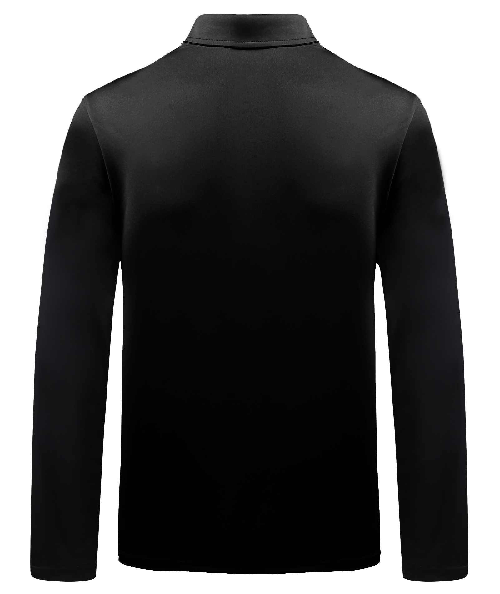 ZITY Men's Button Up Long Sleeve Slim Fit Polo Shirt-CUMLP01195