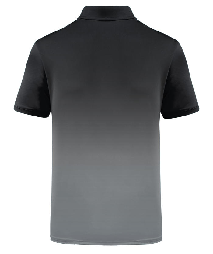 ZITY Men's Summer Dri Fit Gradient Golf Polo Shirt-CFMPO00034
