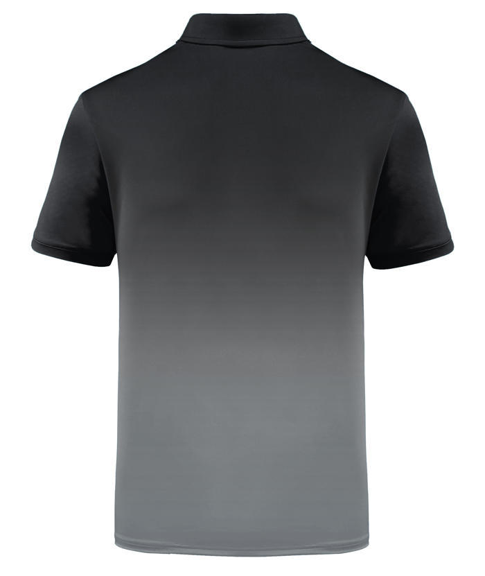 ZITY Men's Summer Dri Fit Gradient Golf Polo Shirt-CFMPO00034