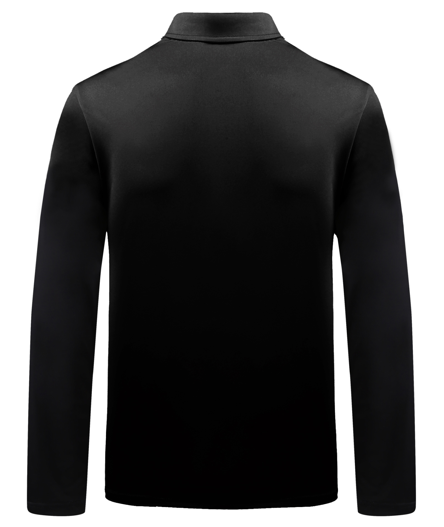 ZITY Men's Button Up Long Sleeve Slim Fit Polo Shirt-CUMLP01195