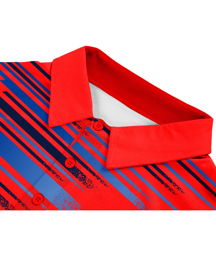 ZITY Men's Short Sleeve Color Block Striped Sports Casual Polo Shirt-ZPK004272 | Zitysports