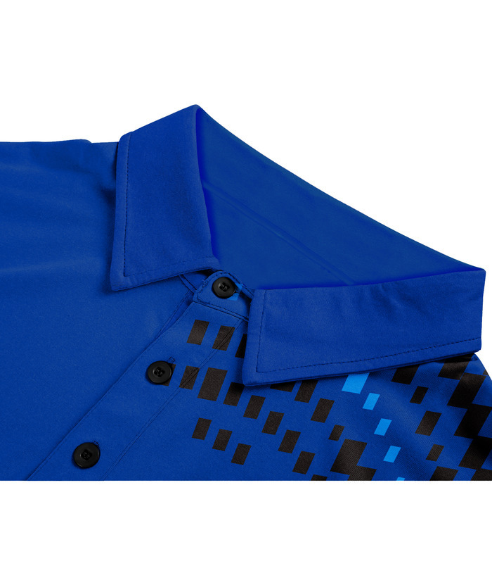 ZITY Men's Printed Sportswear Short Sleeve Fast Dry Outdoor Polo-ZPK000878 | Zitysports