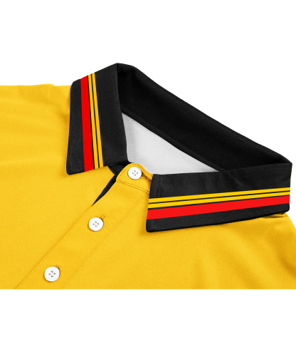 ZITY Men's Button Up Dri Fit Summer Polo Shirt-APOH700041