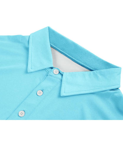 ZITY Men's Summer Dri Fit Gradient Golf Polo Shirt-CFMPO00034