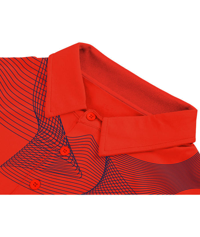 ZITY Men's Printed Dri Fit Performance Polo Shirt-CEMPO01866