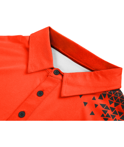 ZITY Men's Button Up Moisture Wicking Tennis Polo Shirt-CFMPO00069