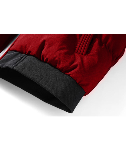 ZITY Men's Zipper Long Sleeve Puffer Jacket-DUMCO05565