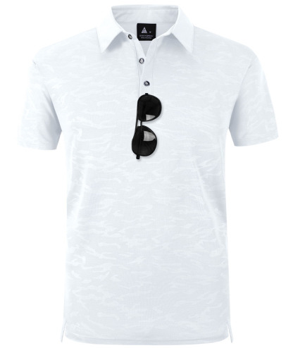 ZITY Men's Casual Breathable Fit Flowing Clond Pattern Golf Polo Shirt-ZPK007197 | Zitysports