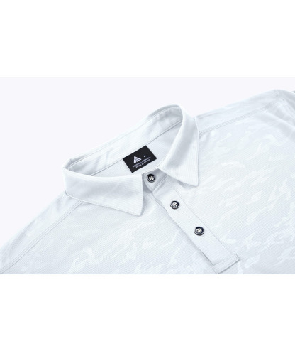 ZITY Men's Casual Breathable Fit Flowing Clond Pattern Golf Polo Shirt-ZPK007197 | Zitysports