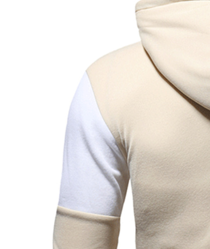 ZITY Men's Long Sleeve Color Block with Pocket Casual Hoodie-DUMHD05001|Zitysports