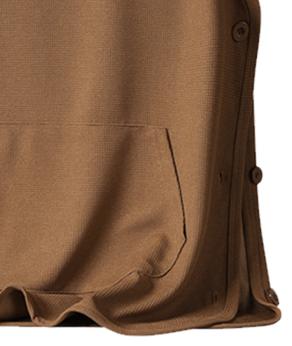 ZITY Men's Side Button Closure Sleeveless Hoodie-DUMHD05405|Zitysports