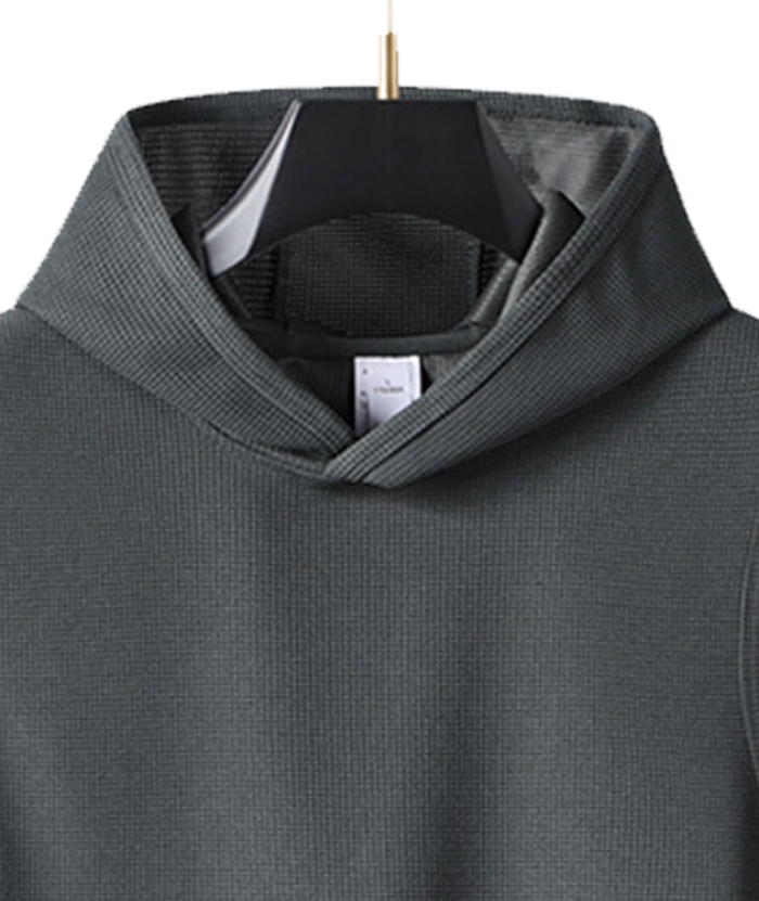 ZITY Men's Side Button Closure Sleeveless Hoodie-DUMHD05405|Zitysports