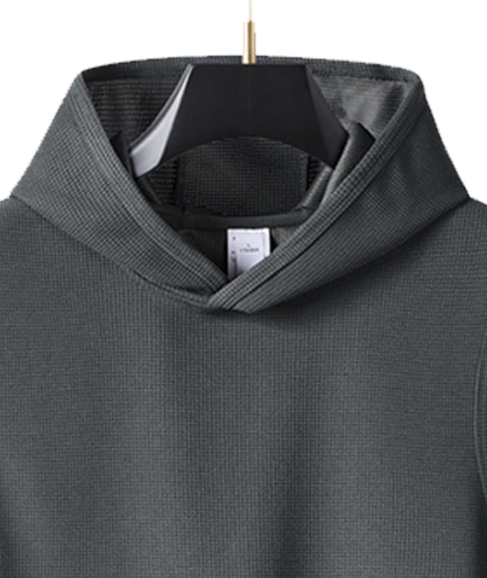 ZITY Men's Side Button Closure Sleeveless Hoodie-DUMHD05405|Zitysports