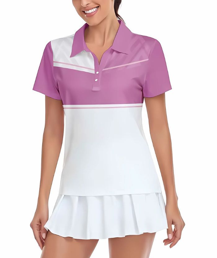 ZITY Women's Casual Dri Fit Athletic Polo Shirt-CUWPO01555