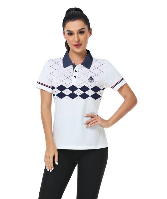 ZITY Women's Dri Fit Casual Golf Tennis Polo Shirt-CUWPO01566