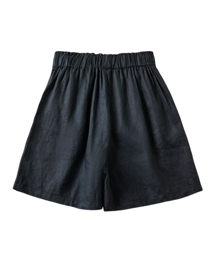 ZITY Women's Retro Casual Linen-Blend Wide Leg Summer Shorts