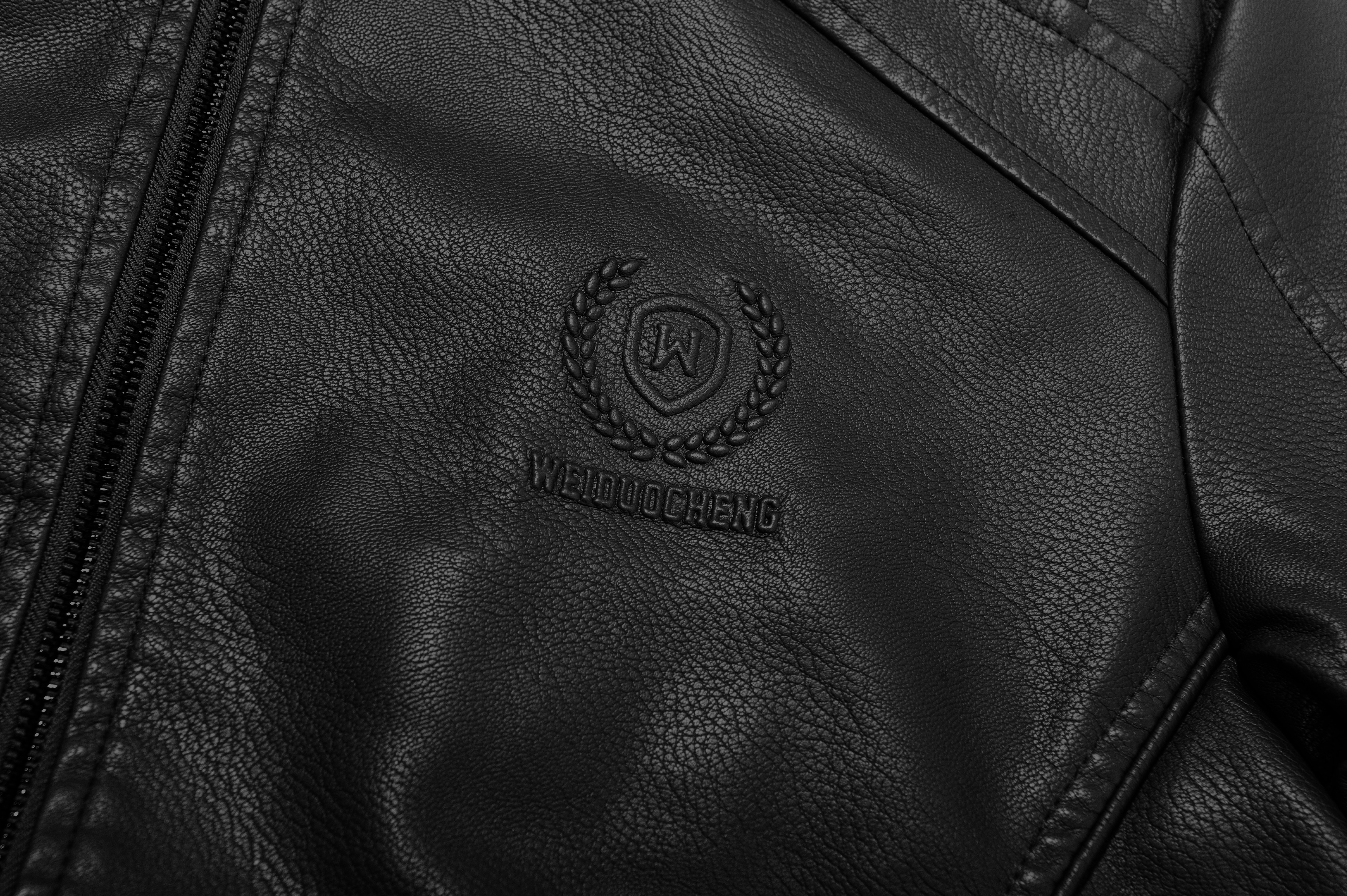 ZITY Men's Full Zipper Regular Fit Leather Jacket-ZPK007130