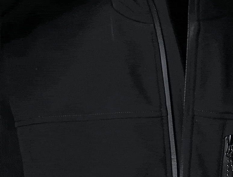 Zipper smoothness demonstration: repeated pulling test