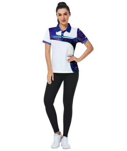 ZITY Women's Plus Size Golf Short Sleeve Quick Dry Tennis Polo Shirt-ZPK010020 | Zitysports