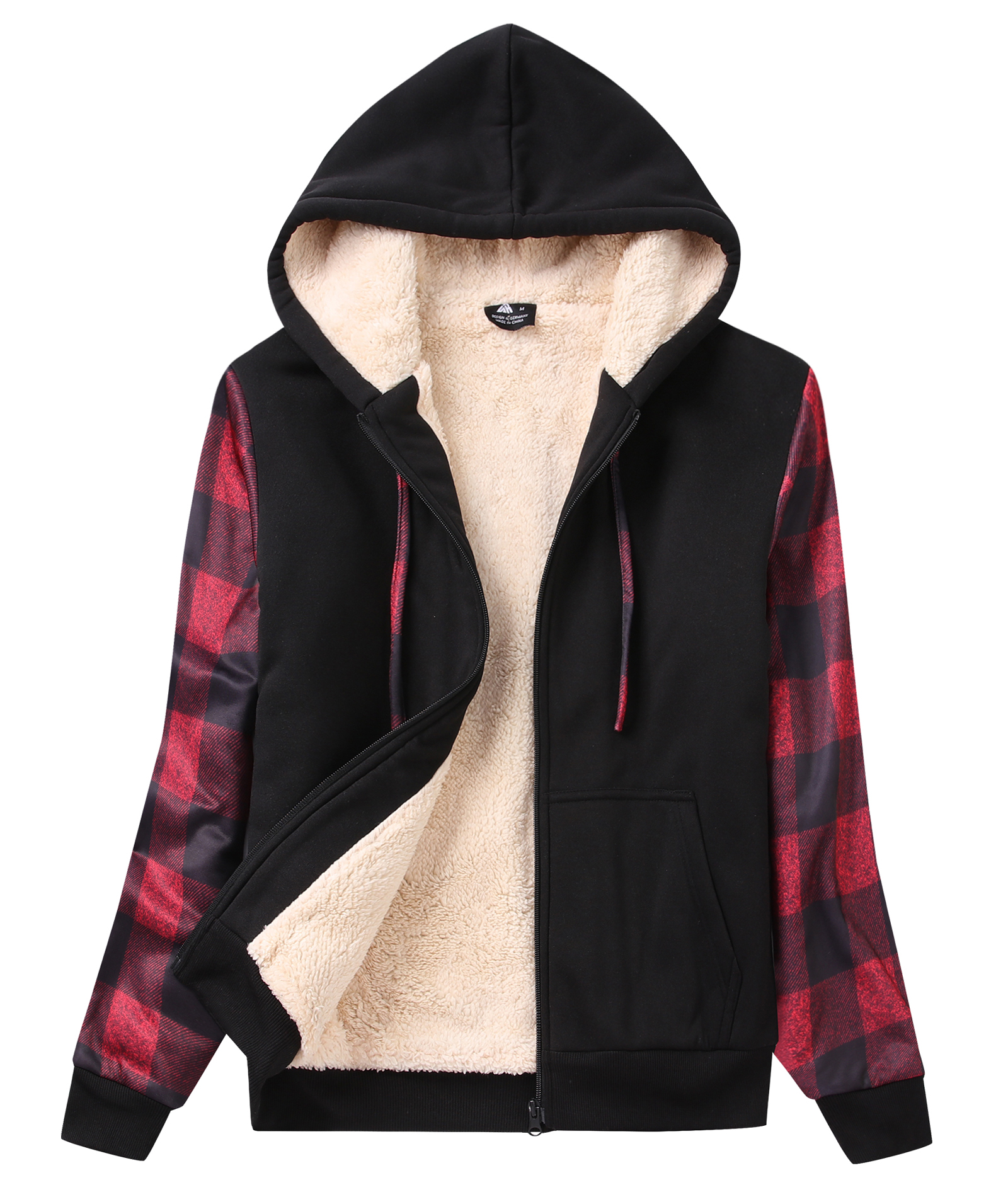 ZITY Women's Full Zipper Regular Fit Fleece Hoodie-CFWWY00020