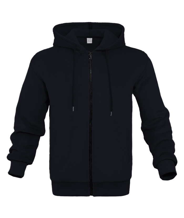 ZITY Men's Full Zipper Long Sleeve Breathable Outwear Hoodie-DUMFH05100|Zitysports