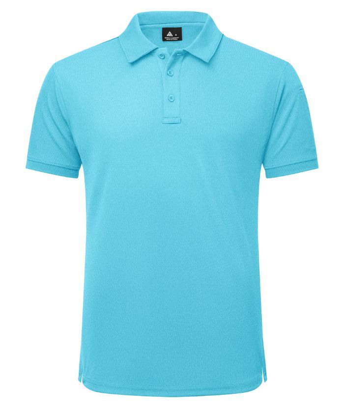 ZITY Men's Slim Fit Button Up Golf Polo Shirt-ZPK007838