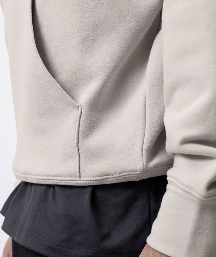 ZITY Men's Cotton Long Sleeve Pullover Hoodie-DUMFH05478