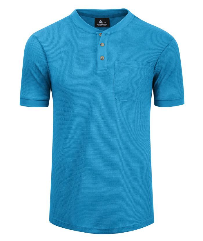 ZITY Men's Slim Fit Button Up Summer T-Shirt-CUMSS01031