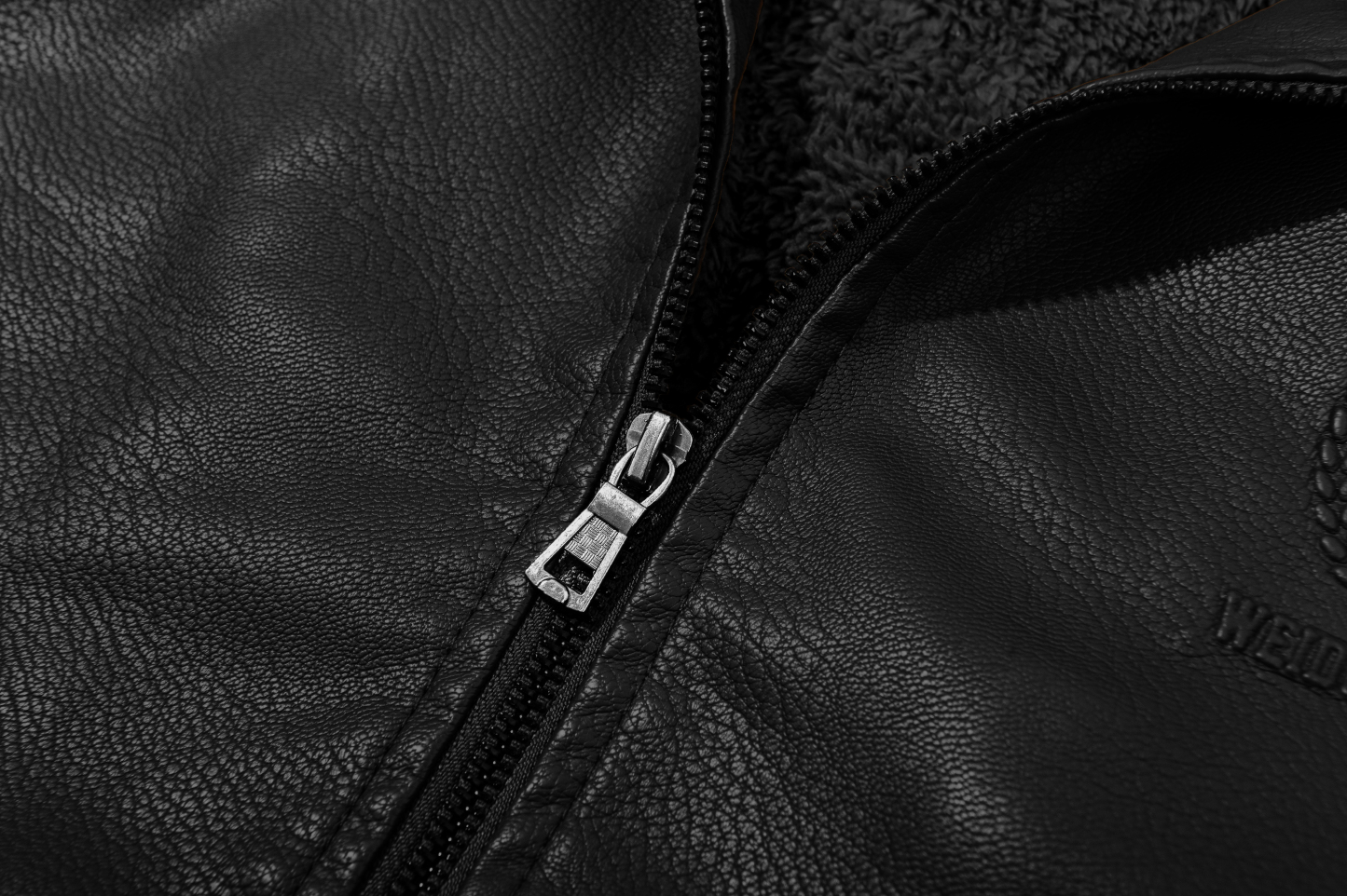 ZITY Men's Full Zipper Regular Fit Leather Jacket-ZPK007130