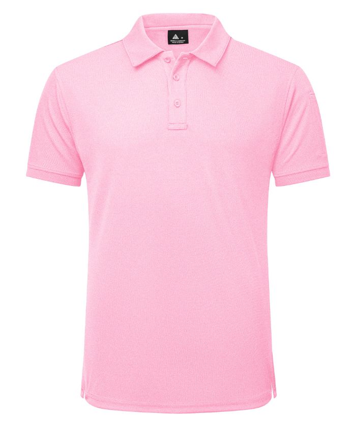 ZITY Men's Slim Fit Button Up Golf Polo Shirt-ZPK007838