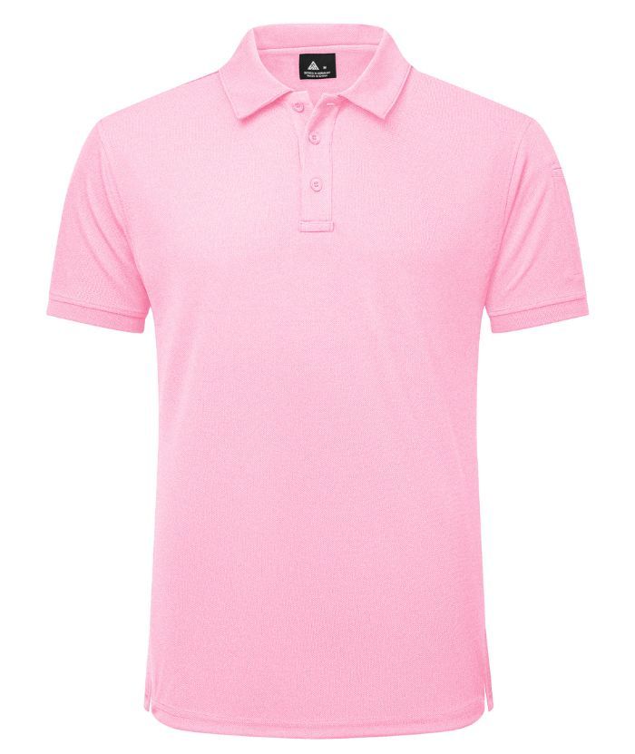 ZITY Men's Slim Fit Button Up Golf Polo Shirt-ZPK007838