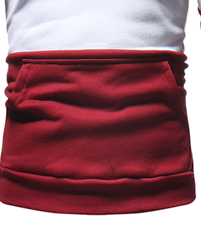 ZITY Men's Long Sleeve Color Block with Pocket Casual Hoodie-DUMHD05001|Zitysports