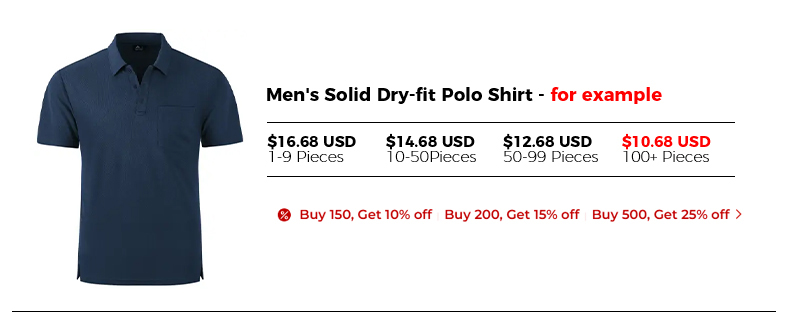 wholesale polo shirts for example