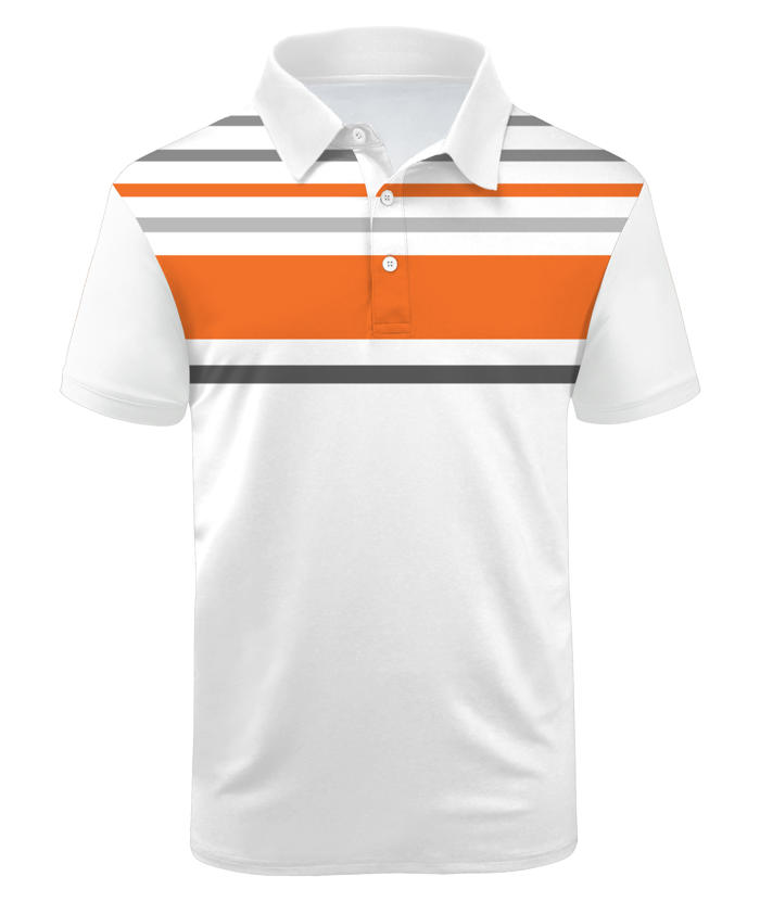 ZITY Men's Striped Color Block Dri Fit Polo Shirt-APOH700052