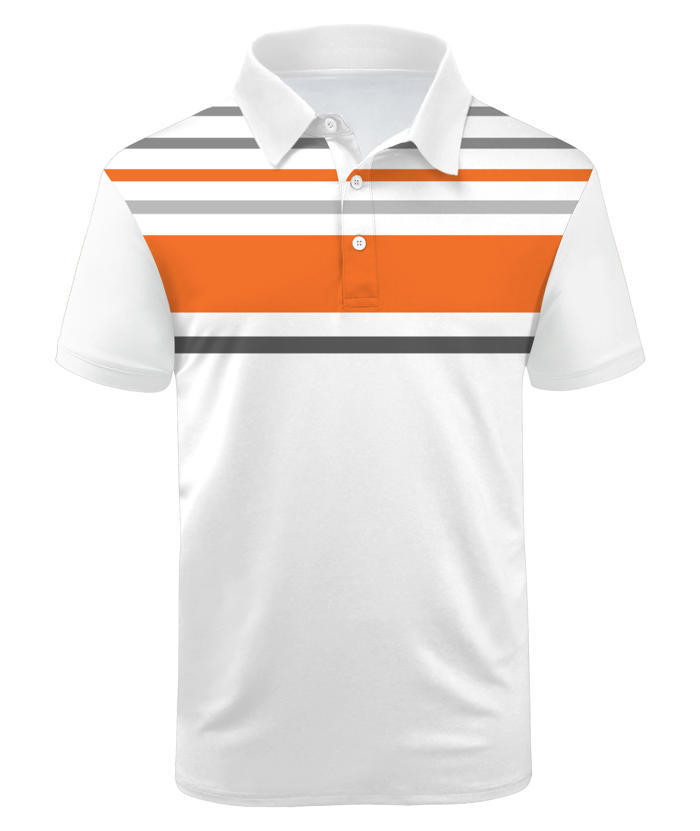 ZITY Men's Striped Color Block Dri Fit Polo Shirt-APOH700052