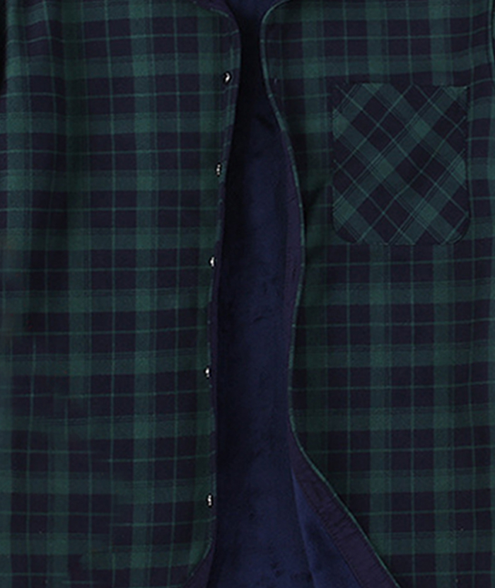 ZITY Men's Slim Fit Long Sleeve Plaid Shirt-DUMJA05351|Zitysports