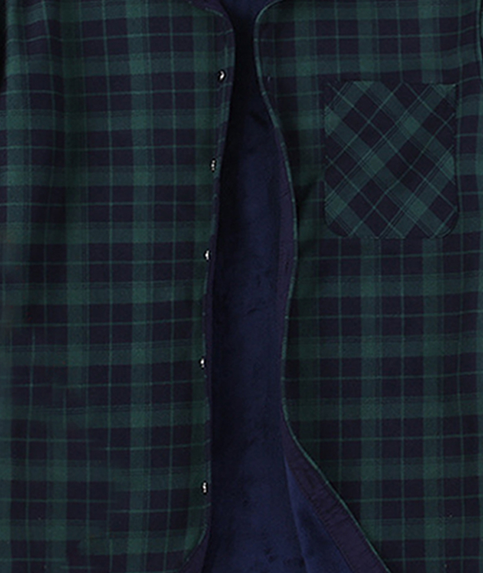 ZITY Men's Slim Fit Long Sleeve Plaid Shirt-DUMJA05351|Zitysports