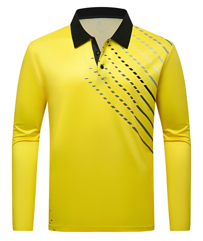 ZITY Men's Polo Long Sleeve Casual Summer Regular Fit Sports Tennis Shirt-ZPK004291 | Zitysports